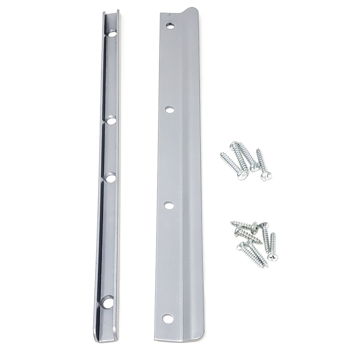 LATCHPROTECTOR LP300 latch guard, 12 in, gray painted finish, front view
