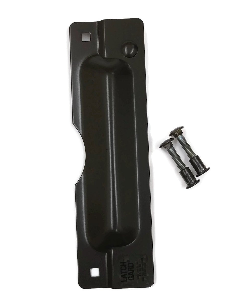 Latch-Gard LG110DSF latch guard, 3 x 11 in, Duronodic dark bronze finish, front view
