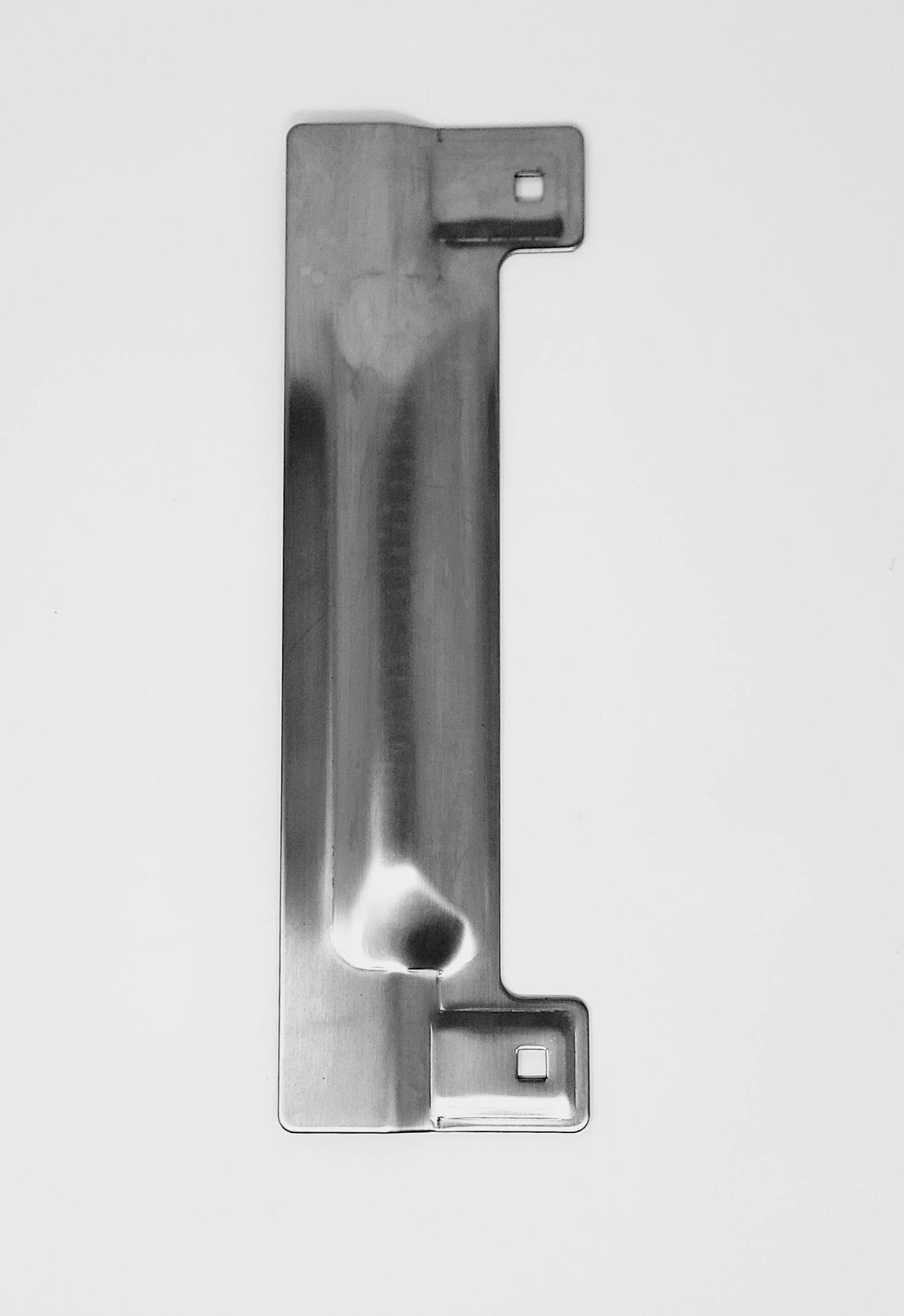 LATCHPROTECTOR LP225 latch guard, 3.5 x 11.75 in, stainless steel finish, front view