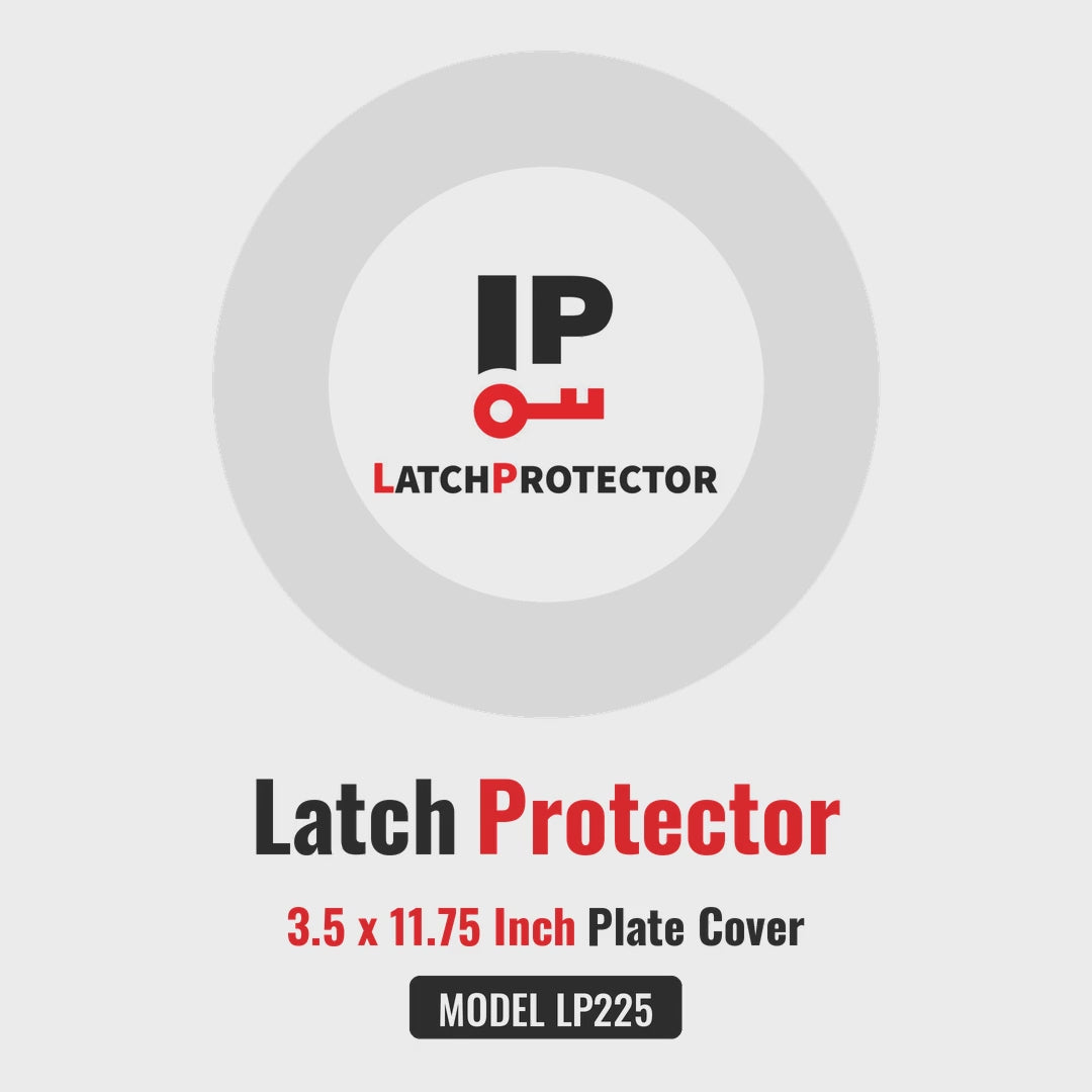 LATCHPROTECTOR LP225 latch guard product video: dimensions, features and installation