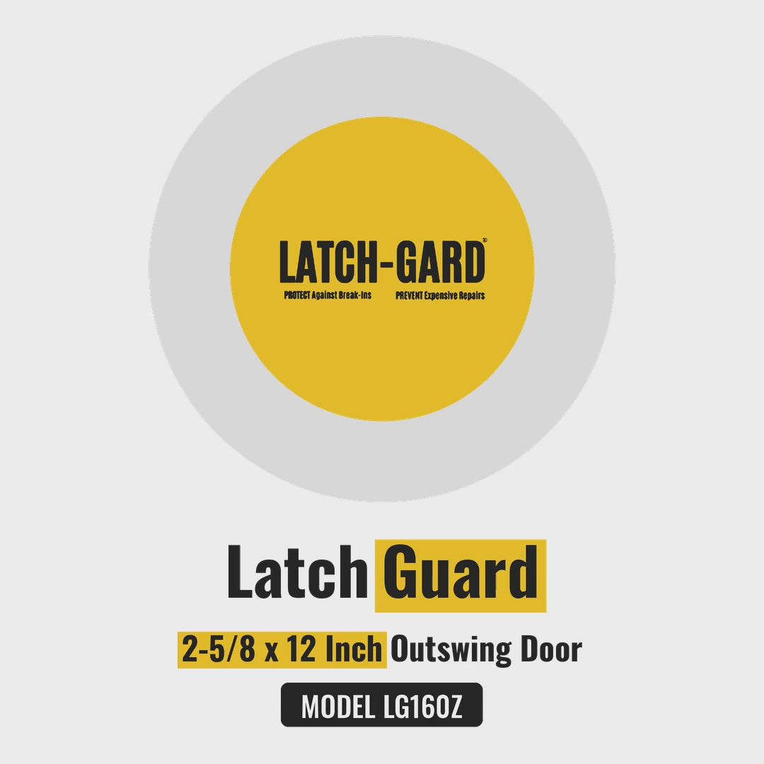 Latch-Gard LG160Z latch guard product video: dimensions, features and installation