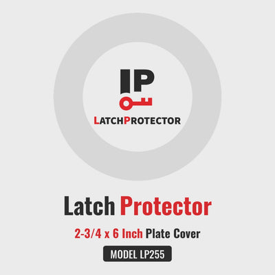 LATCHPROTECTOR LP255 latch guard product video: dimensions, features and installation