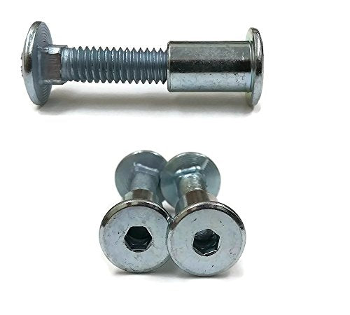 Latch-Gard LG120Z zinc carriage bolts and flush security fasteners included