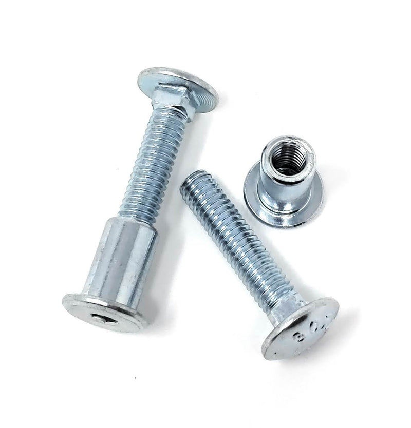 Joint connector with carriage bolts