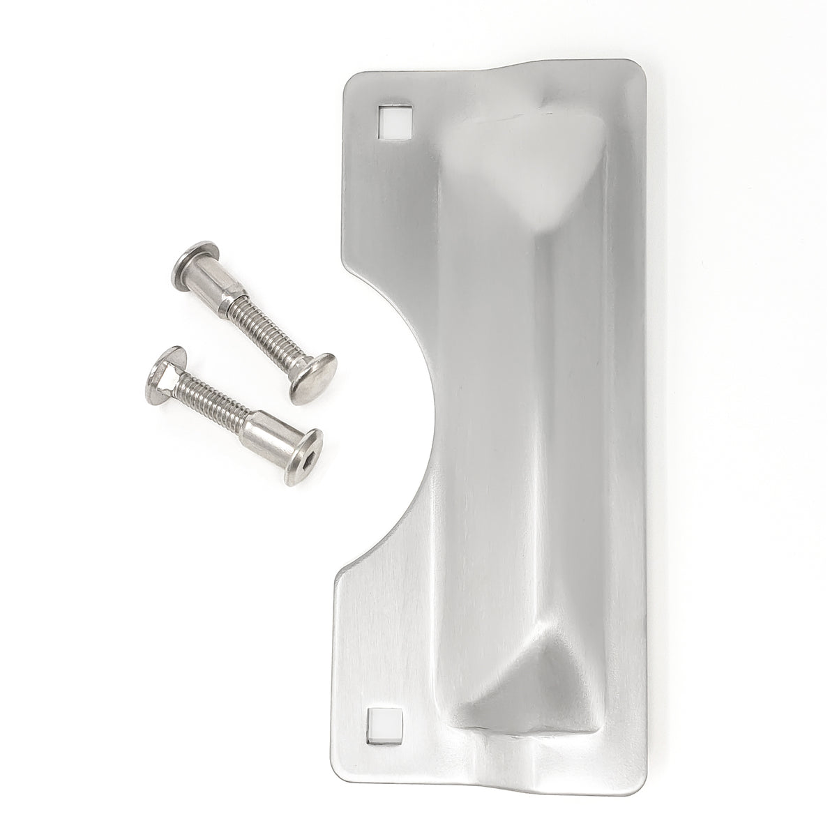 LATCHPROTECTOR LP211 latch guard, 3 x 7 in, steel finish, front view