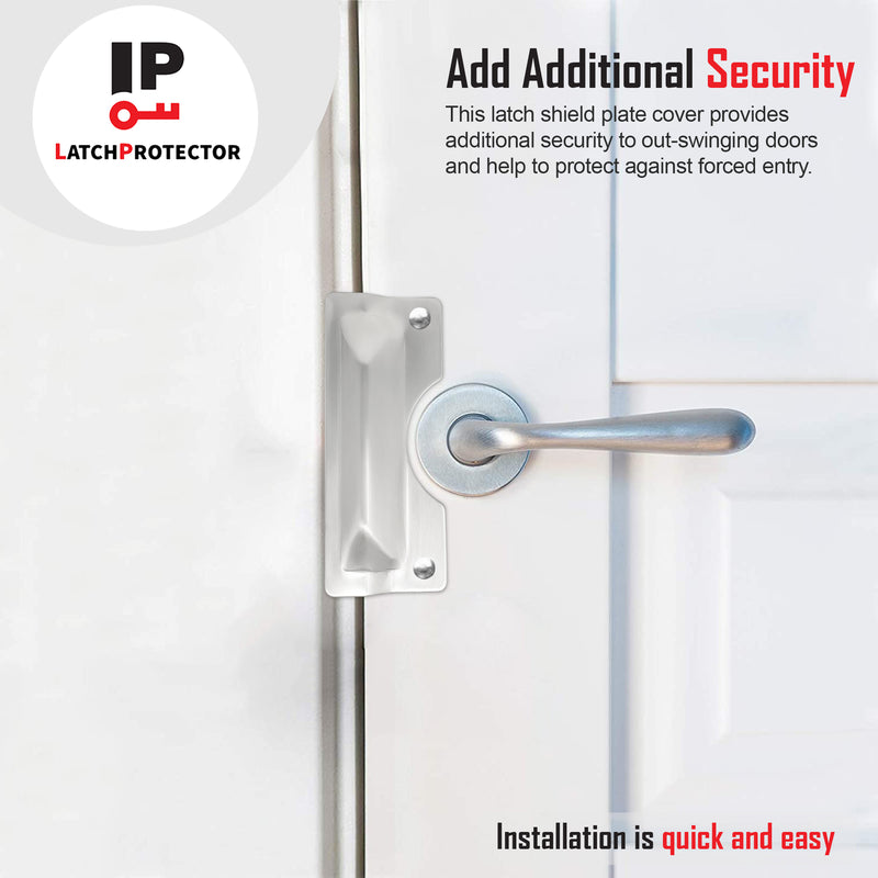 LP211 3" X 7" Latch Guard for Out-Swinging Doors
